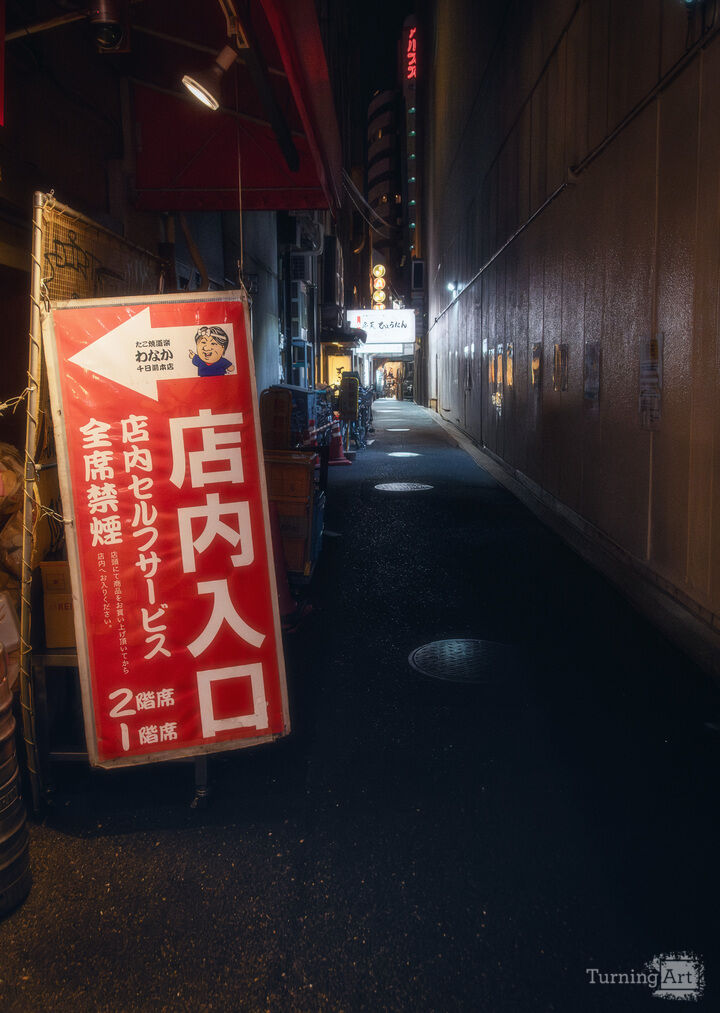 Alleyway Entrance in Osaka