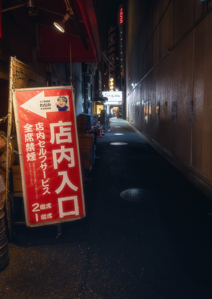 Alleyway Entrance in Osaka