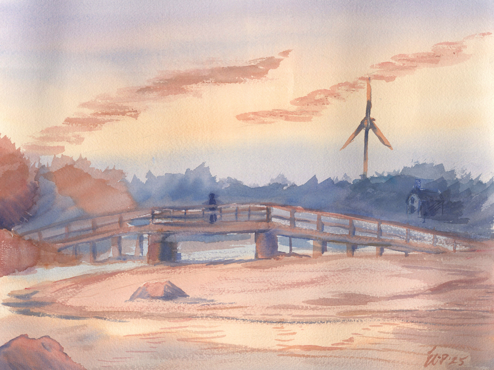 "Sunset, Good Harbor Beach"