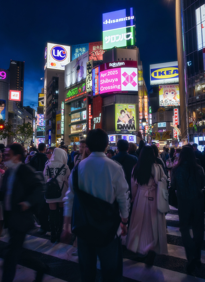 Shibuya Crosswalk Shadows