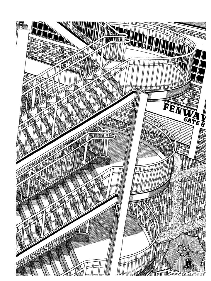 Fenway Park Boston Gate B Drawing