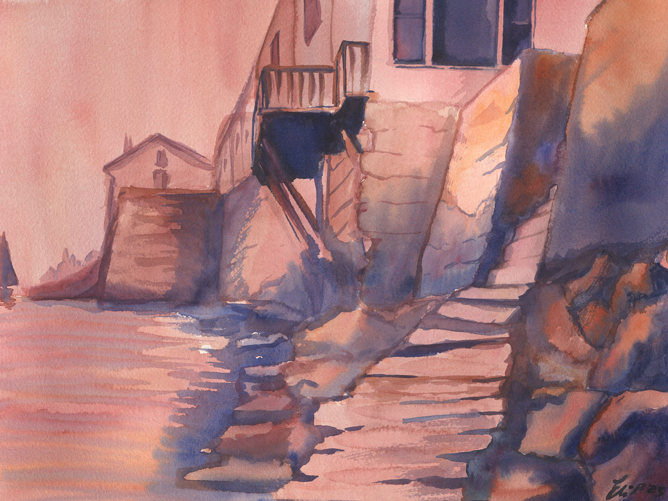 "Sunset, Rockport I"