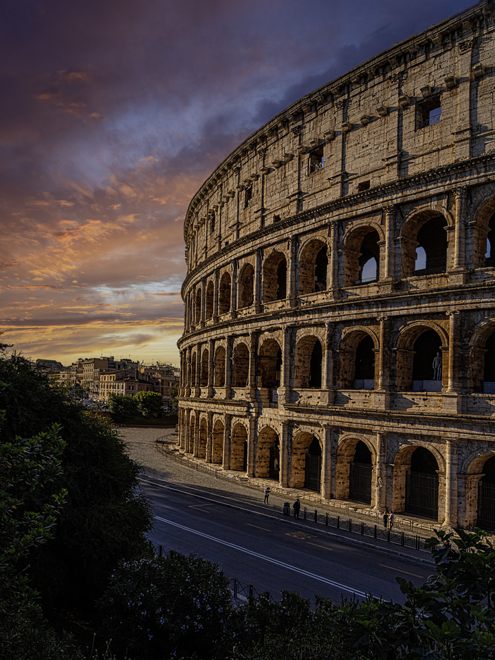 Roman Coliseum at Dawn