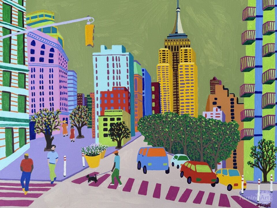 Summer Evening at the Empire State Building