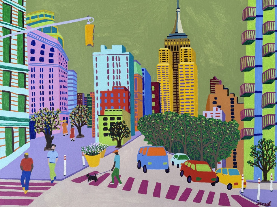 Summer Evening at the Empire State Building