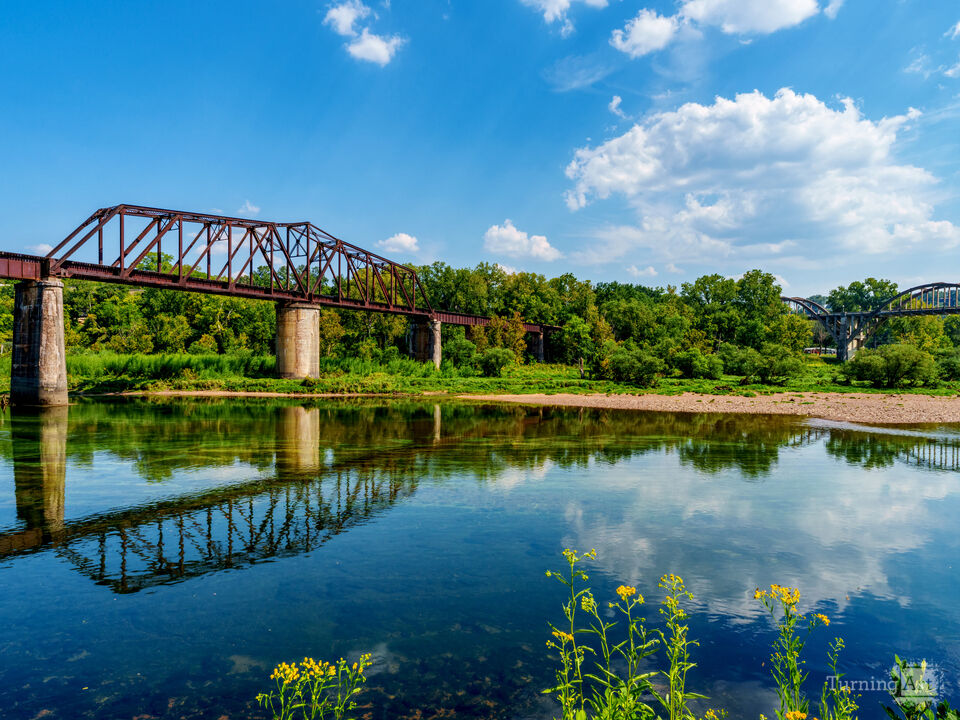 Old Bridges In Cotter Arkansas