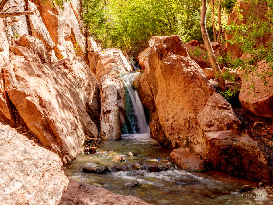 Sideways Waterfall Kanarra Falls