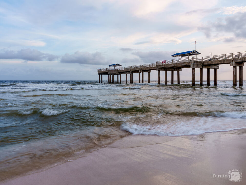 Evening Waves Orange Beach
