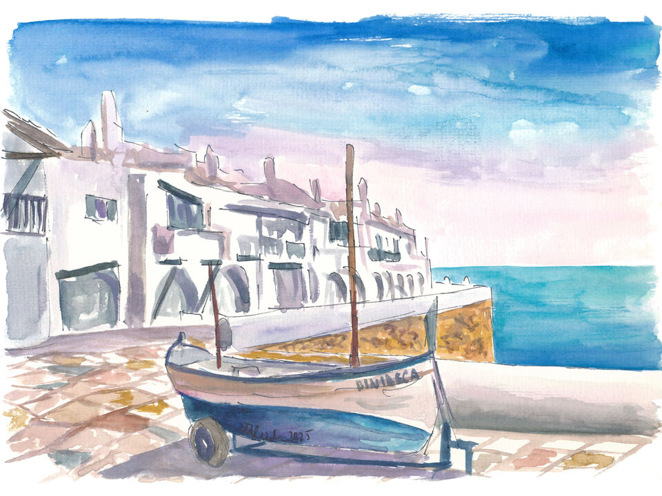 Mediterranean Menorca Quietude at Binibeca Harbour