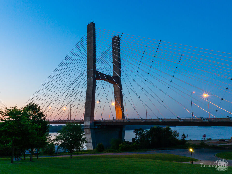 Missouri Morning At Bill Emerson Bridge