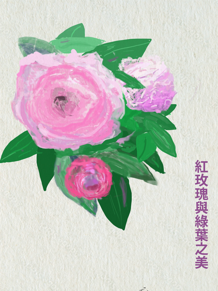 Red Rose Bouquet Hanzi
