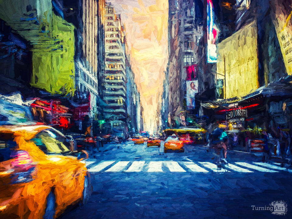 A New York Minute - Painterly Style