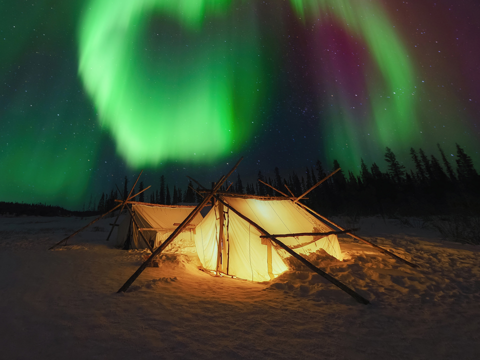 A Winter Magical night at Pontoon Lake.