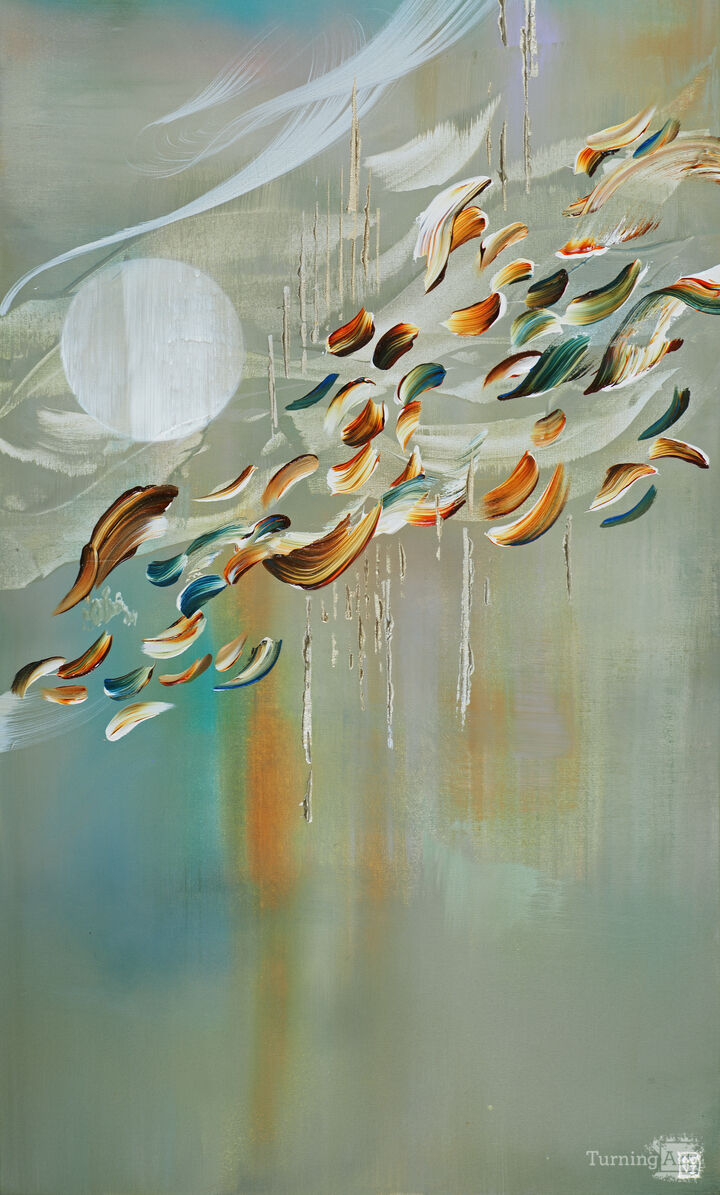 Drift of A Thousand Leaves Diptych (b)