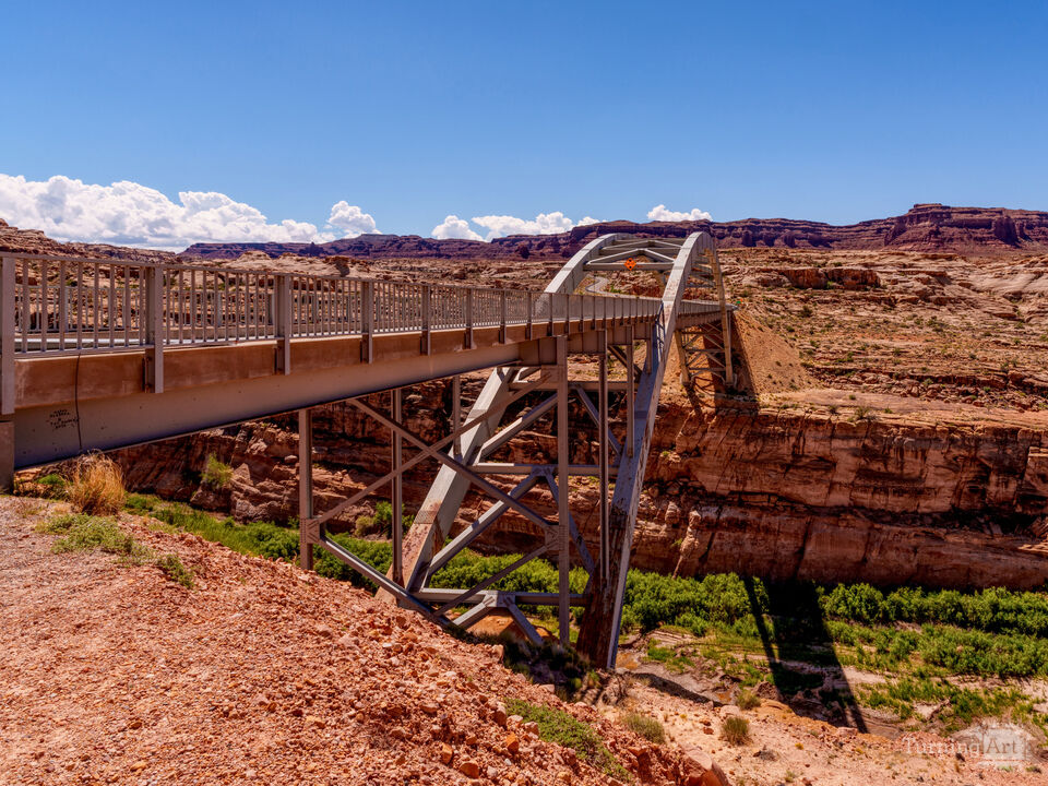 Beside Hite Crossing Bridge