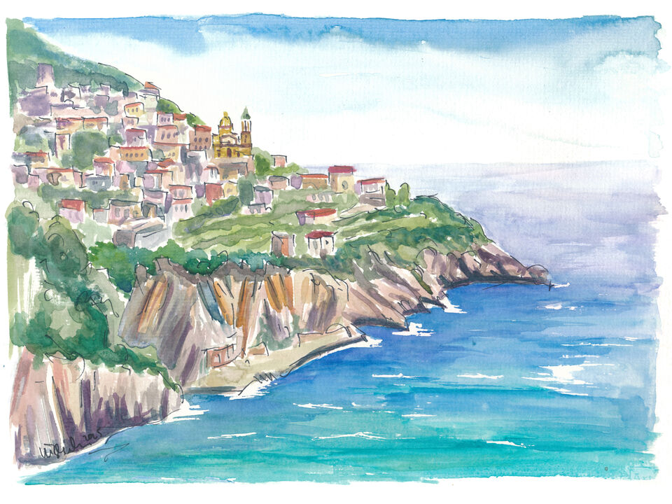 Blue Serenity in Praiano: Amalfi Coast Dreams