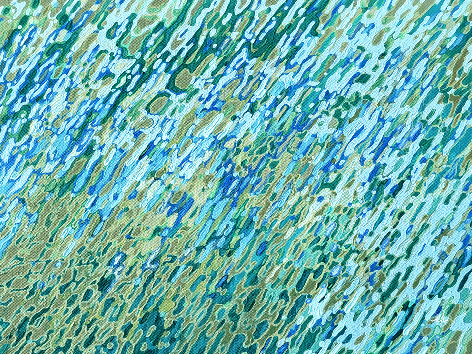 Rippling Lake Landscape