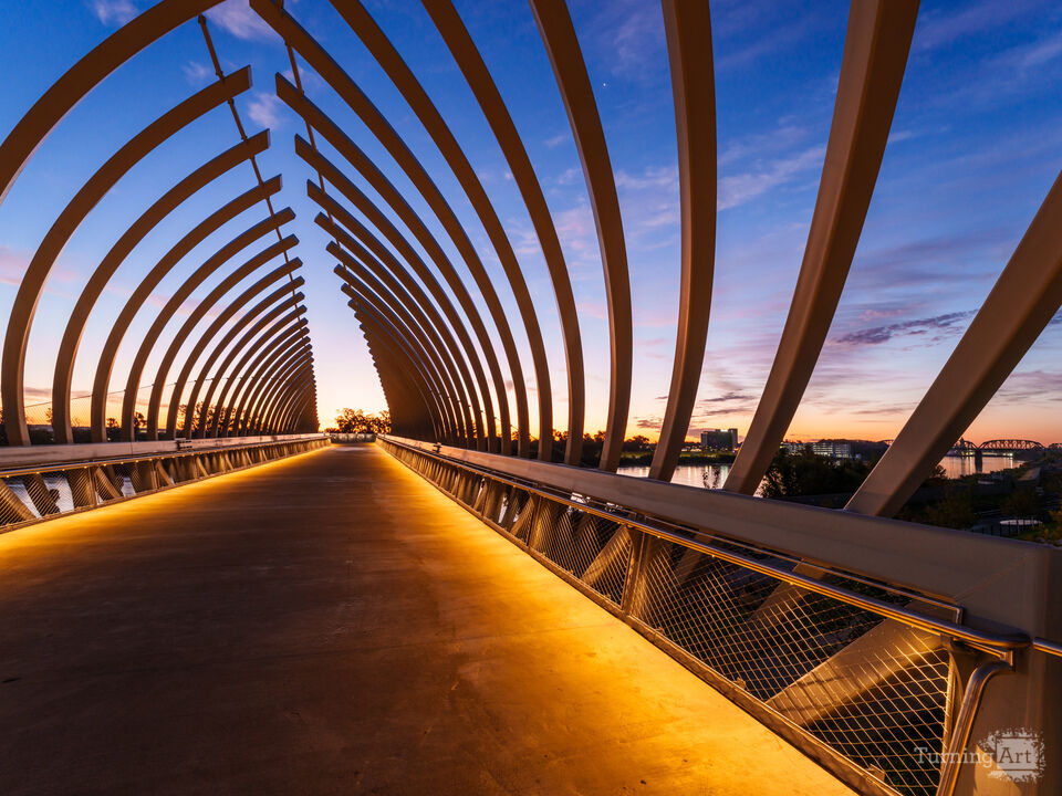 Rising Light Over Farnam Pier
