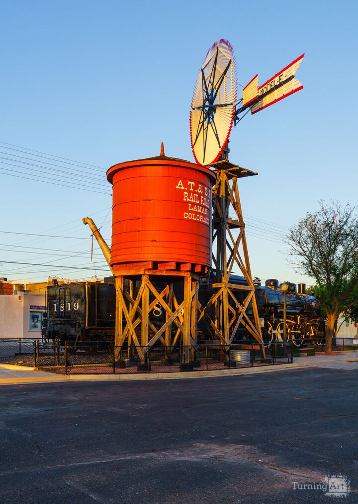 Lamar CO Railroad Water Tower Vertical