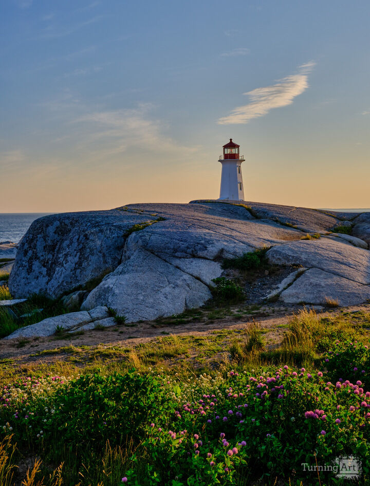 Late Afternoon Light at Peggys Cove Lighthouse