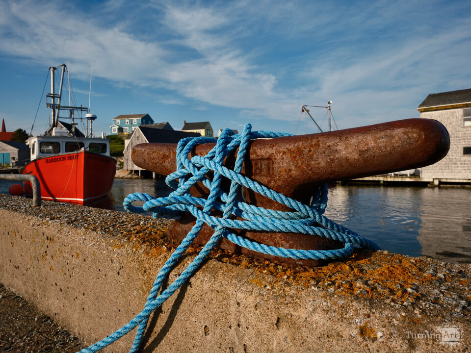 Dock Mooring Bollard, Peggy's Cove NS