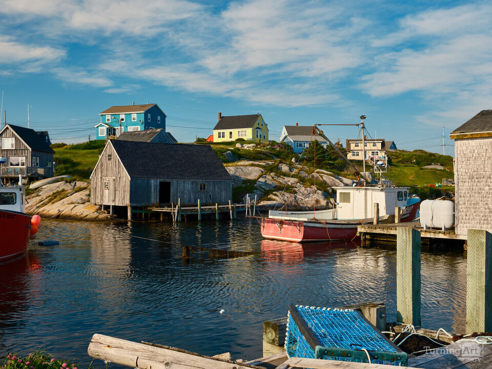 The Village and Harbor at Peggy's Cove NS