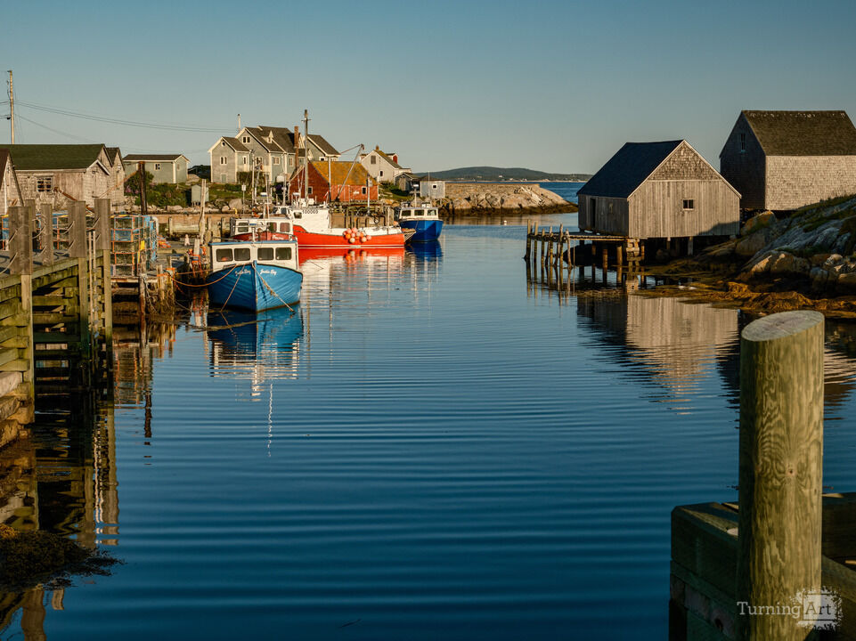 Late Afternoon Light Peggy's Cove Harbor NS I