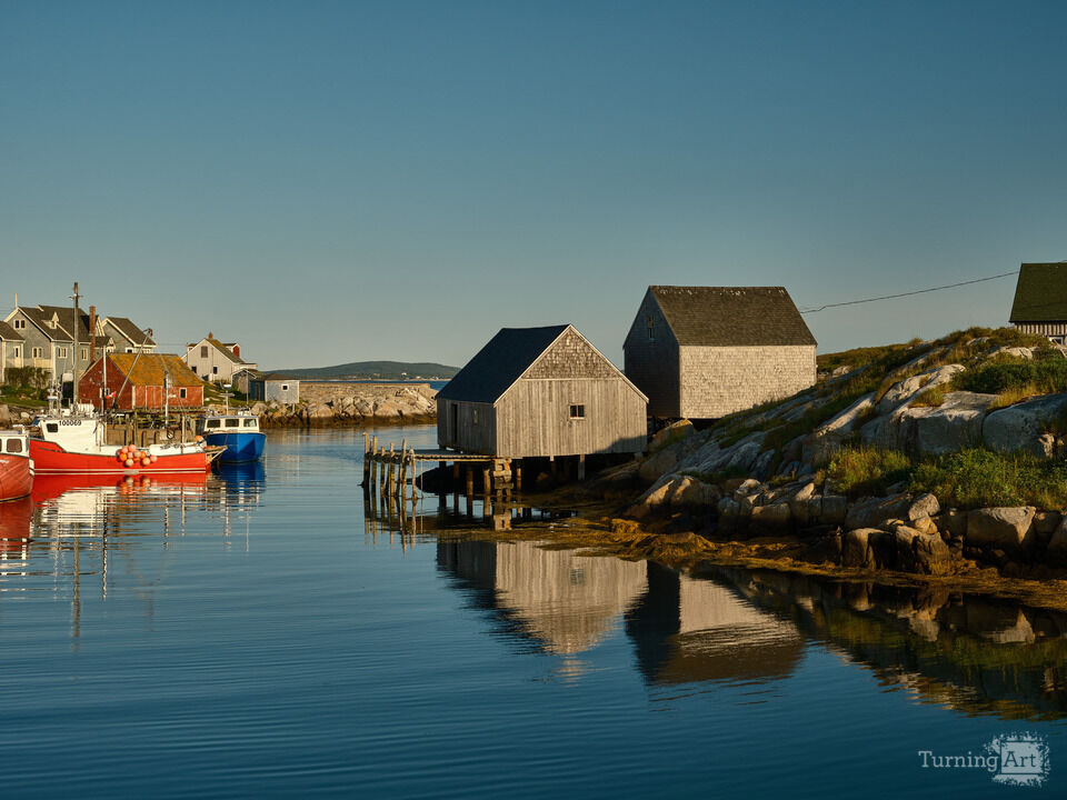 Late Afternoon Light Peggy's Cove Harbor NS II