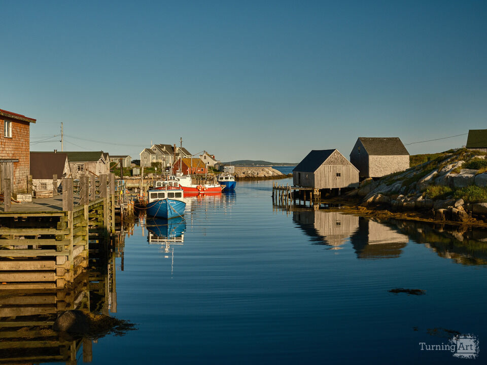 Late Afternoon Light Peggy's Cove Harbor NS III