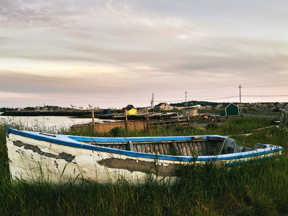 Abandoned Skiff on the shores of Cape Forchu