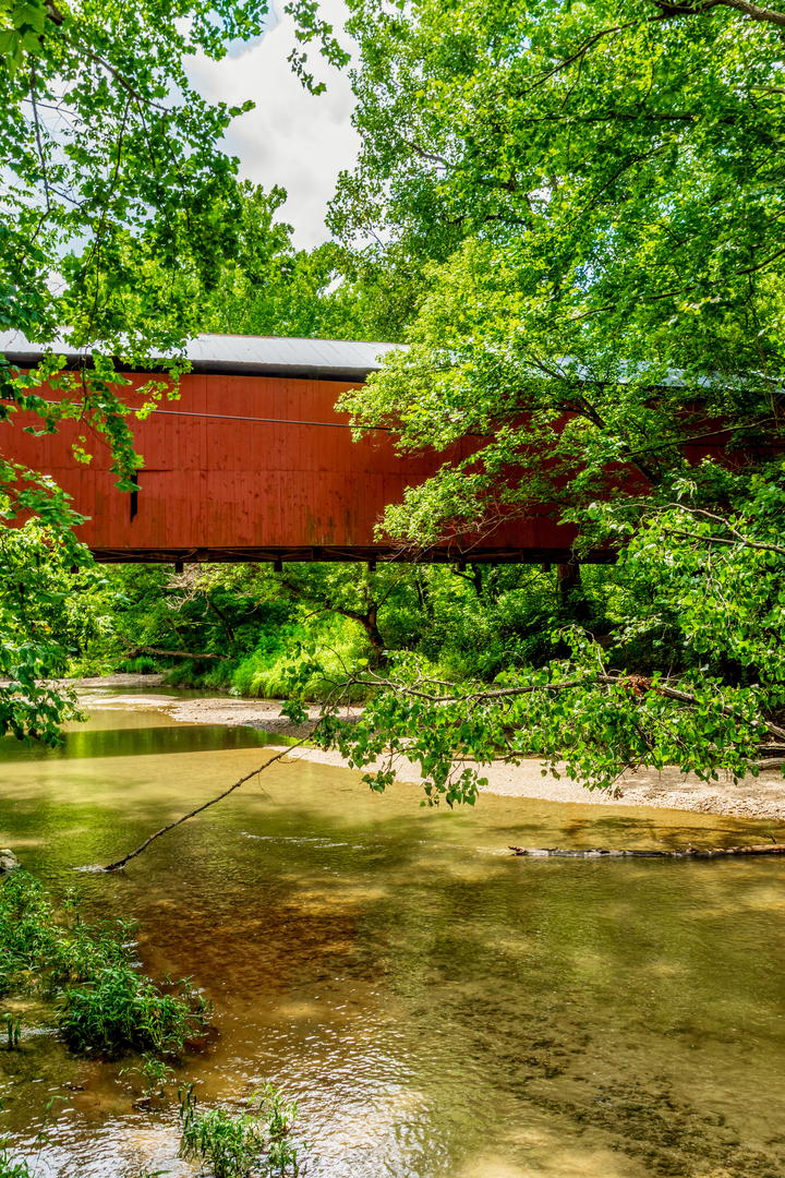 Wilkins Mill Indiana Covered Bridge