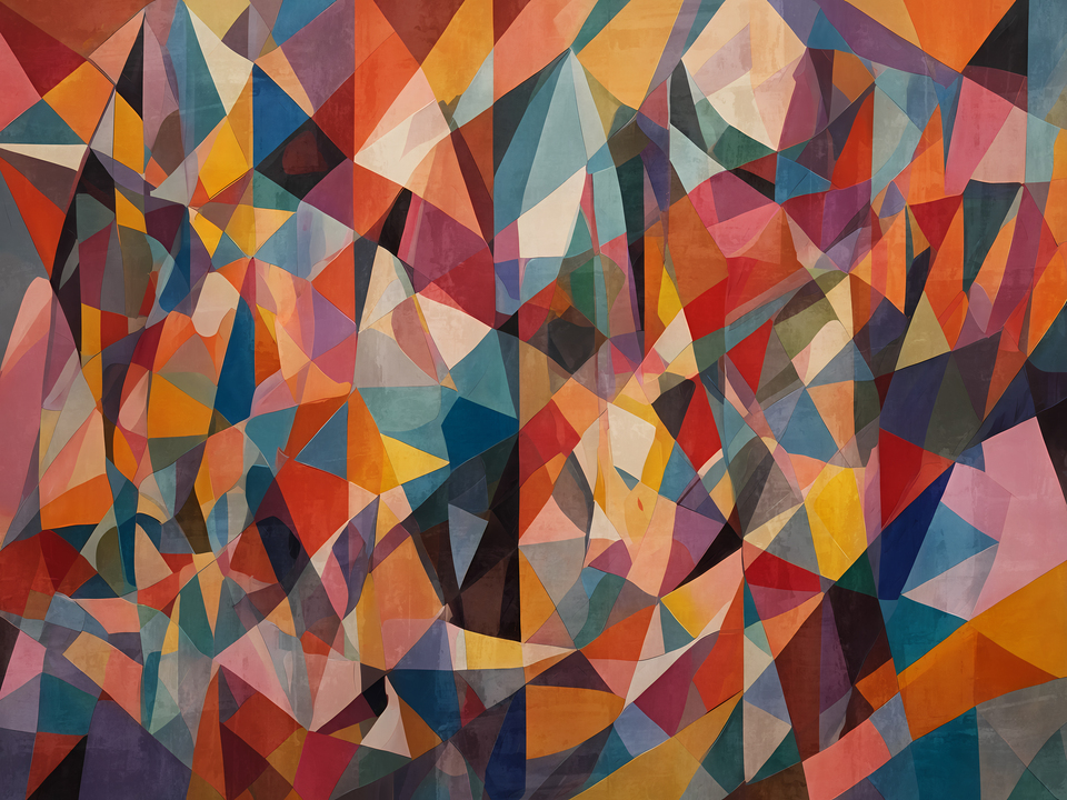 Colorful Geometric Symphony