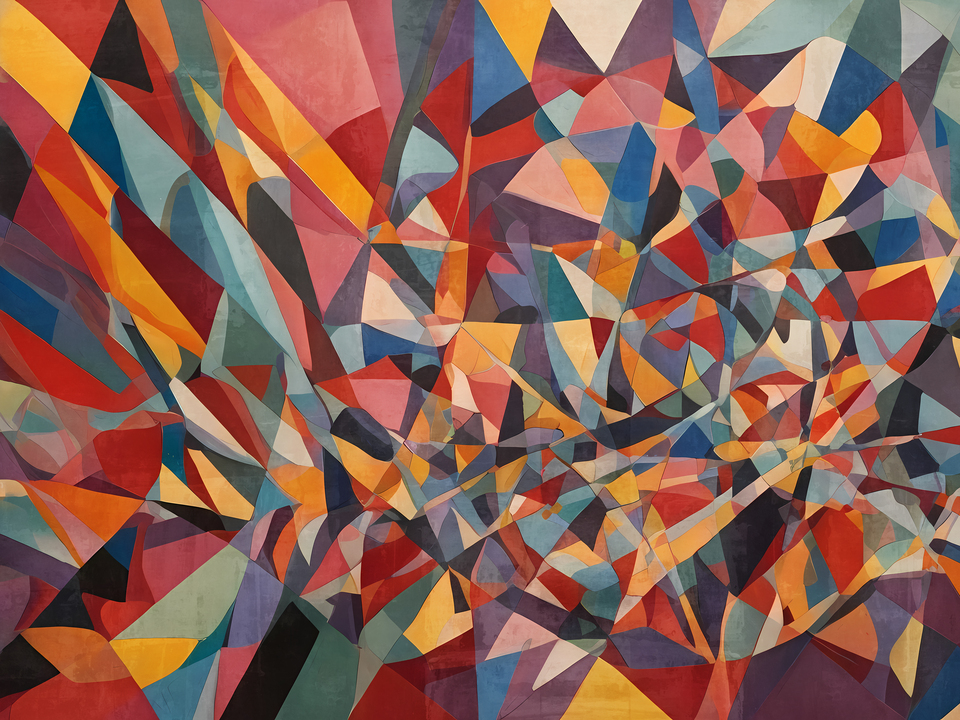 Colorful Geometric Symphony 2