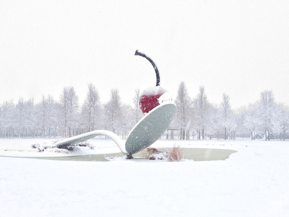 Spoon and Cherry in Winter