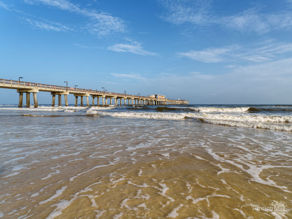 Gulf Shores Pier Alabama Waves