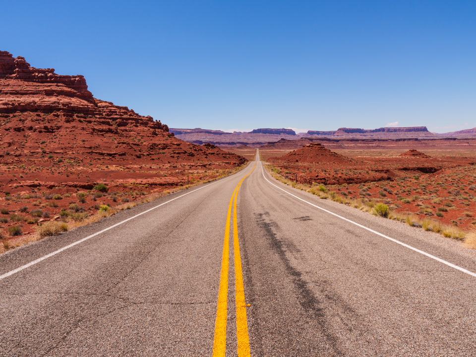 Middle Of Utah Highway 95