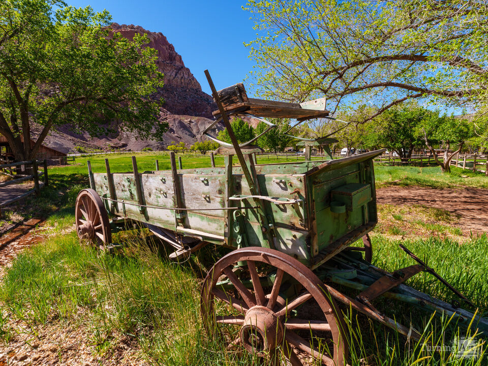 Old Wagon Capitol Reef National Park