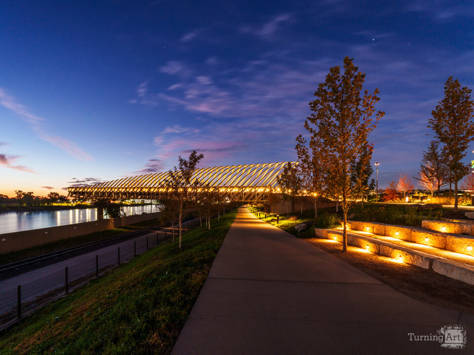 Dawn Lights At Farnam Pier