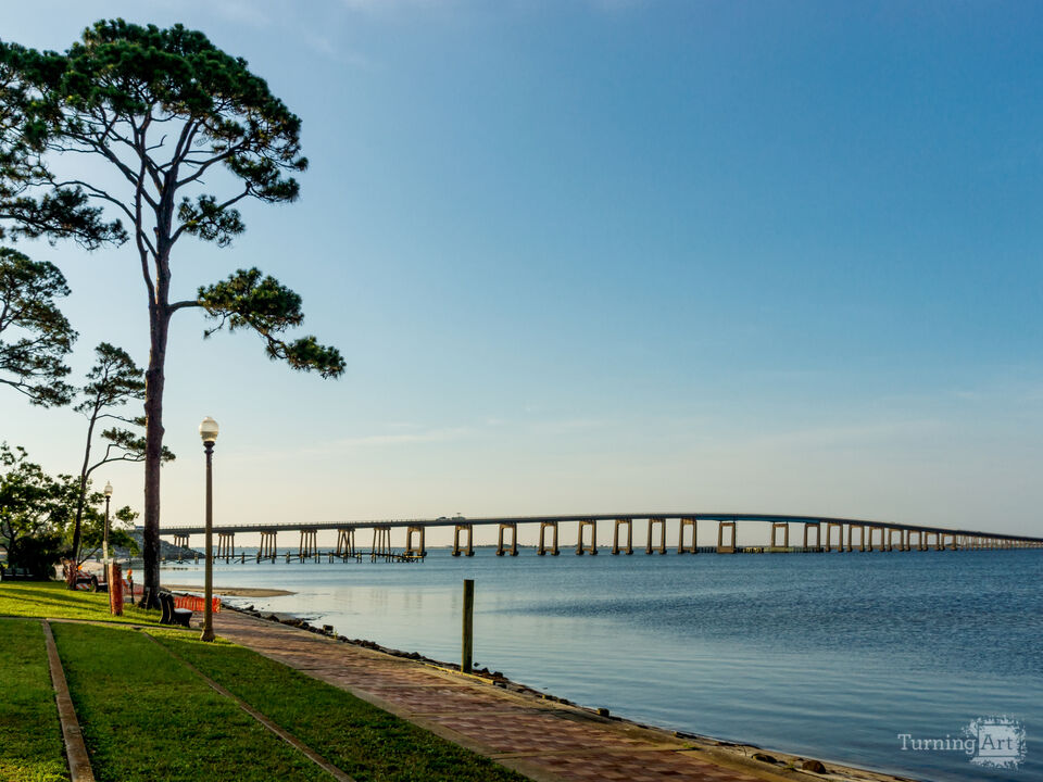 Navarre Beach Causeway Bridge Morning