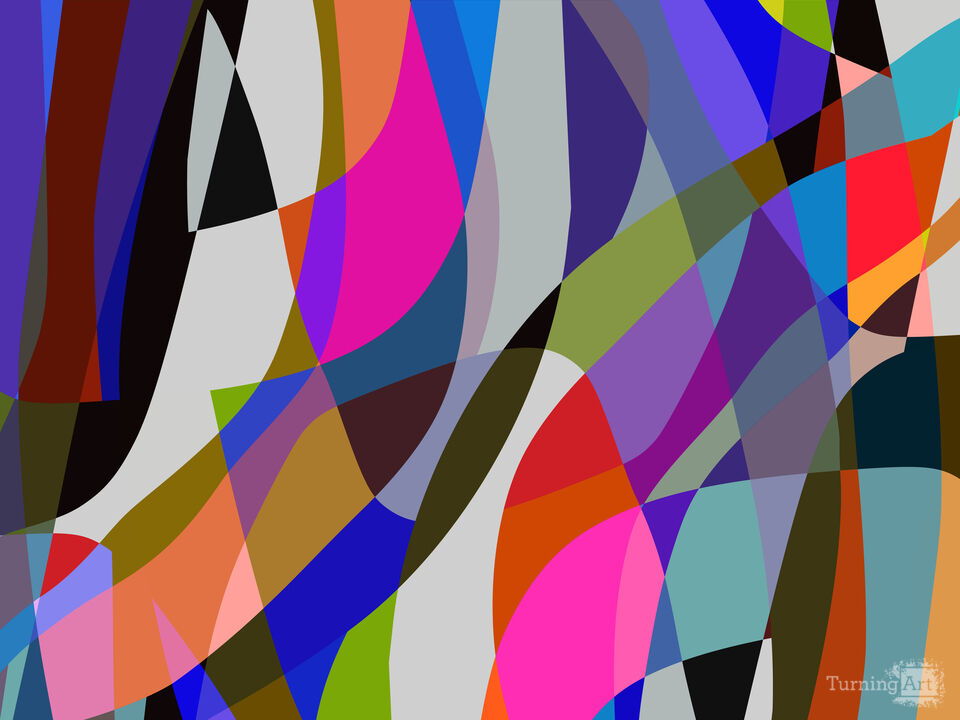 Vibrant Modern Art Flow