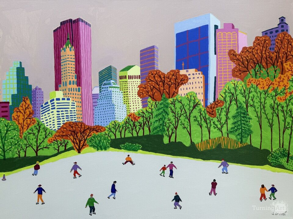 Central Park Ice Skaters