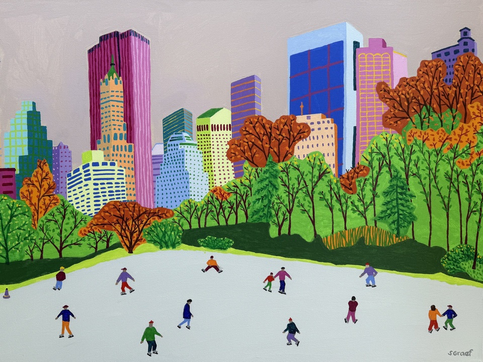Central Park Ice Skaters