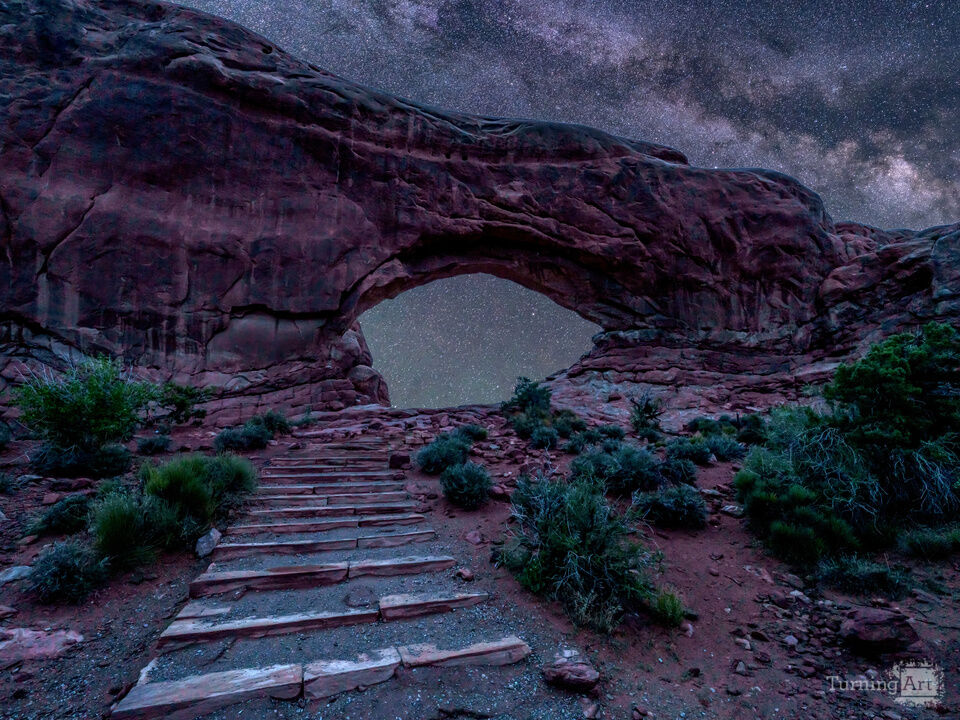 Stargazing At Arches South Window