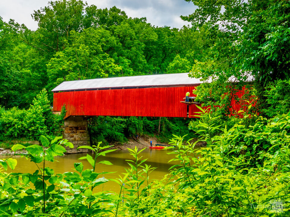 Cox Ford Covered Bridge Indiana