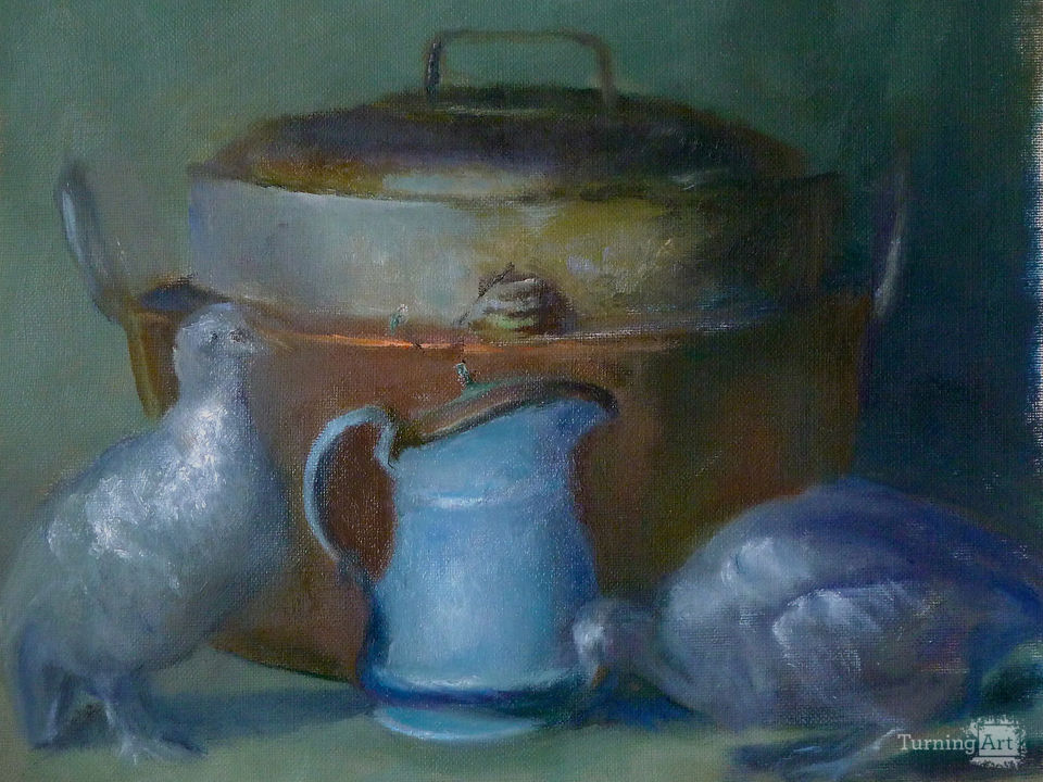Blue Pitcher