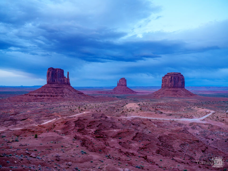 Evening Light Over Monument Buttes