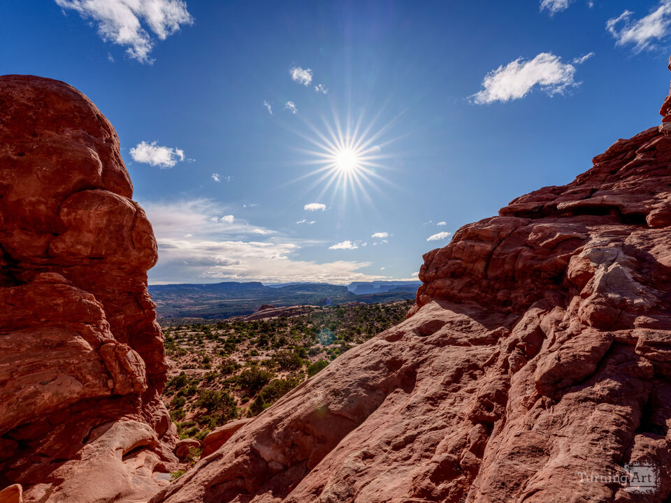 Morning Sun Star From South Window