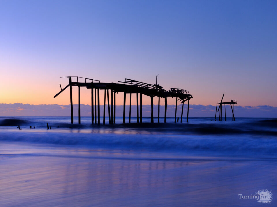 Blue Sunrise at the Outer Banks Pier