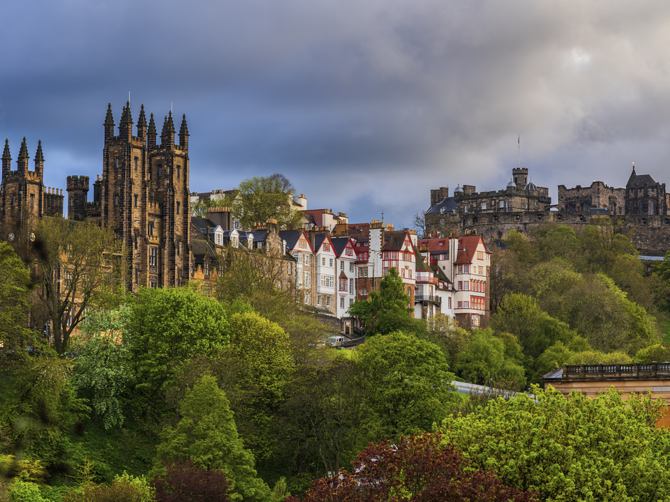 City of Edinburgh in Scotland