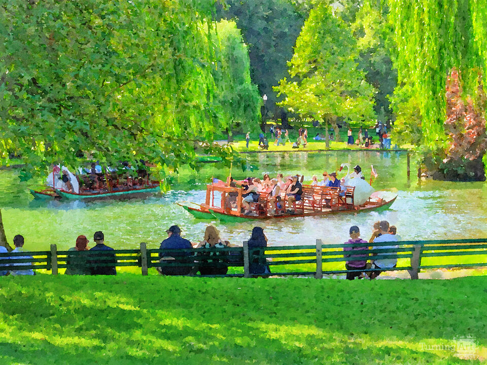 Spring Afternoon in the Boston Public Garden No.6